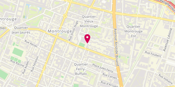 Plan de Irène HOUSSIN, Rue de la Solidarité, 92120 Montrouge