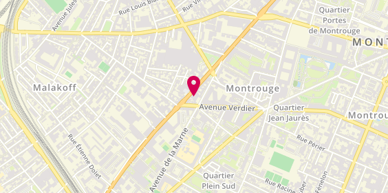Plan de Laetitia DUCHATELLE-BAIETTO, 135 avenue Pierre Brossolette, 92120 Montrouge
