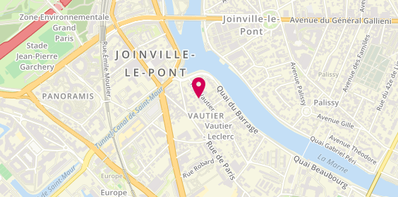 Plan de Carole VIENNE - Psychologue, 12 Rue Vautier, 94340 Joinville-le-Pont