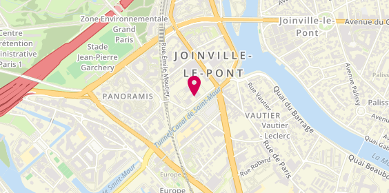 Plan de Emmanuelle BÜTTERLIN CREUSOT - Psychologue, 5/7 Rue Hippolyte Pinson, 94340 Joinville-le-Pont