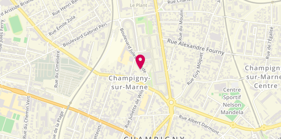 Plan de VILLANI Maria Isabel, 26 Boulevard Jules Guesde, 94500 Champigny-sur-Marne