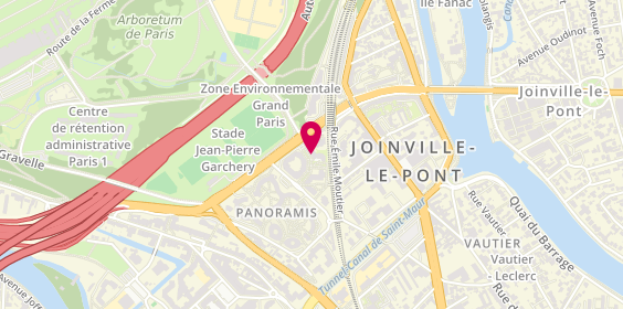 Plan de Johanna OZINGI - Psychologue clinicienne / Psychothérapeute Joinville-le-Pont, 7 Rue Halifax, 94340 Joinville-le-Pont
