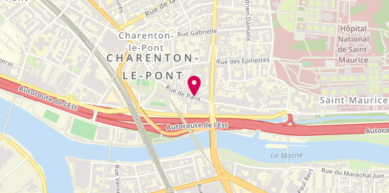 Plan de BRACONNIER Thierry, 15 Rue Paris, 94220 Charenton-le-Pont