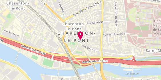 Plan de PLOUVIER Marianne, 3 Rue Gabriel Péri, 94220 Charenton-le-Pont