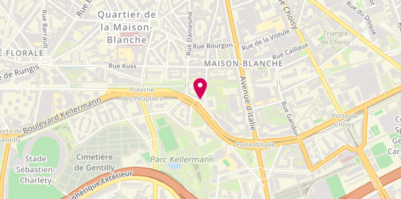 Plan de Kaluzinska Joanna, 68 Rue du Moulin de la Pointe, 75013 Paris