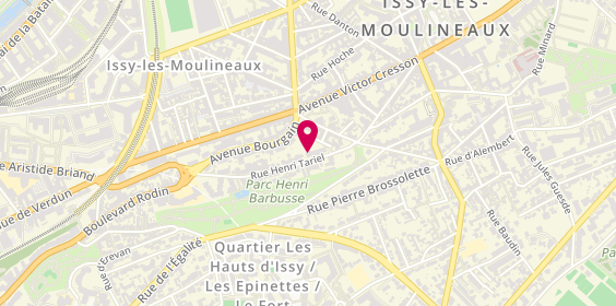 Plan de MICHAUX Florent, 37 Rue Henri Tariel, 92130 Issy-les-Moulineaux