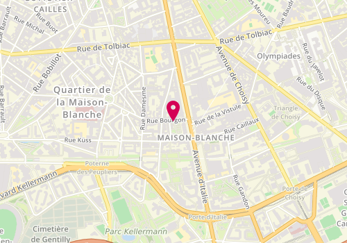 Plan de REINER Corinne, 7 Rue Bourgon, 75013 Paris