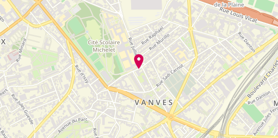 Plan de DELBOS Florence, 22 avenue Victor Hugo, 92170 Vanves