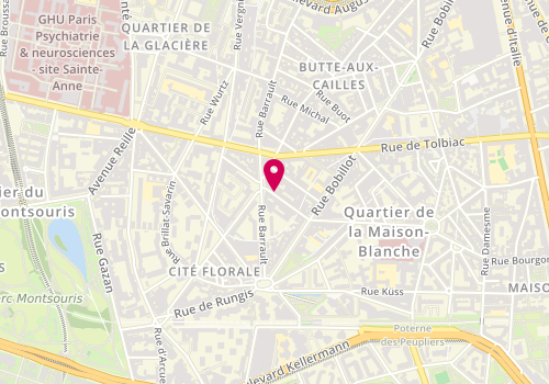 Plan de SIMIAN Marie, 31 Rue de la Colonie, 75013 Paris
