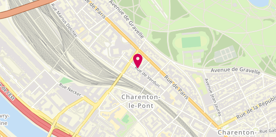 Plan de BULTEAU Jeanne, 24 Rue Verdun, 94220 Charenton-le-Pont