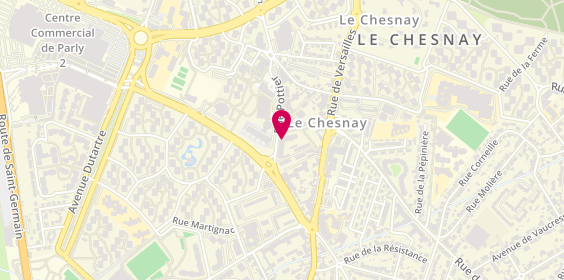 Plan de BOEDOZ Emilie, 24 Rue Pottier, 78150 Le Chesnay-Rocquencourt