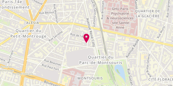 Plan de Chloé BOULAY - Psychologue, 38 Rue des Artistes
19 Avenue de Tourville, 75014 Paris