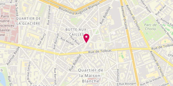 Plan de KELLERMANN Nathalie, 48 Rue Bobillot, 75013 Paris