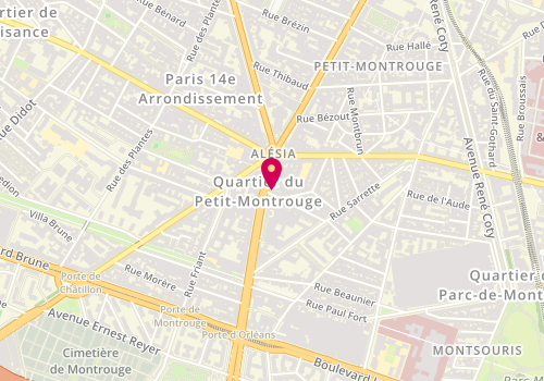 Plan de Laleuf Maryse, 89 avenue du Général Leclerc, 75014 Paris