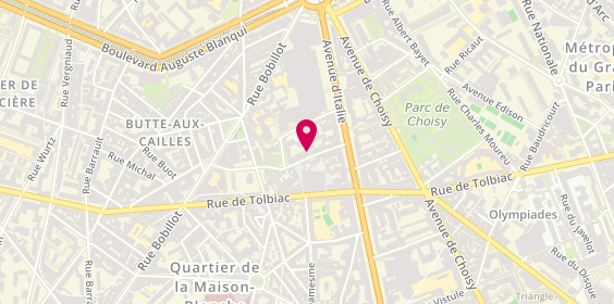 Plan de Valle Mickaelle - Psychologue Psychomotricienne - Groupe Barkley, Espace Colibri
20 Rue du Moulinet, 75013 Paris