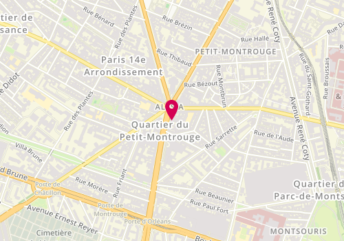 Plan de MAZEVET Christelle, 85 avenue du Général Leclerc, 75014 Paris