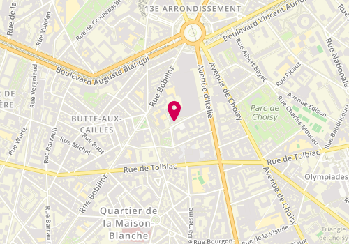 Plan de STAWSKI-OUALLOUCHE Chloé, 16 Rue Vandrezanne, 75013 Paris