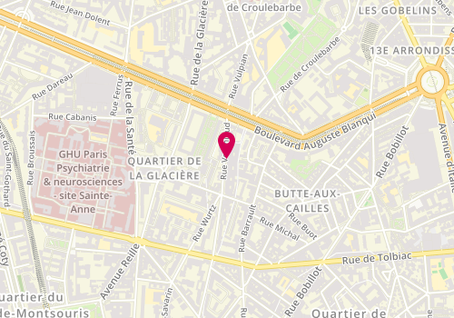Plan de ROBERT Dominique, 15 Rue Vergniaud, 75013 Paris