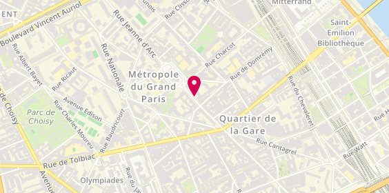 Plan de ASSEO Henri, 6 Rue Jeanne d'Arc, 75013 Paris
