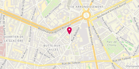 Plan de PONS NICOLAS Sylvie, 14 Rue du Moulin des Prés, 75013 Paris