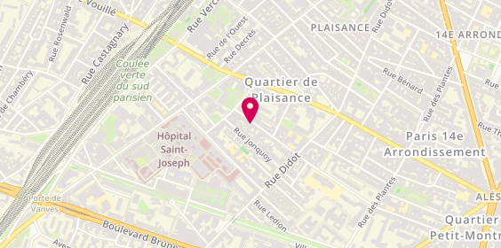 Plan de ANDROSIGLIO Marco, 12 Rue de l'Abbé Carton, 75014 Paris