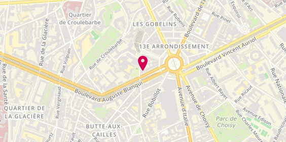 Plan de BILLARD Morgane, 14 Boulevard Auguste Blanqui, 75013 Paris