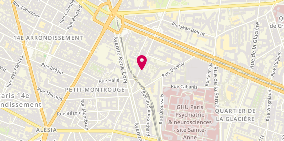 Plan de Cabinet Bsat, 37 Rue de la Tombe Issoire, 75014 Paris
