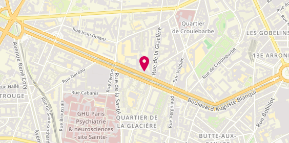 Plan de DELORD Patricia, 108 Bis Boulevard Auguste Blanqui, 75013 Paris