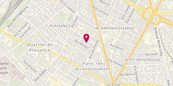 Plan de SIETY Anne, 21 Rue de la Sablière, 75014 Paris