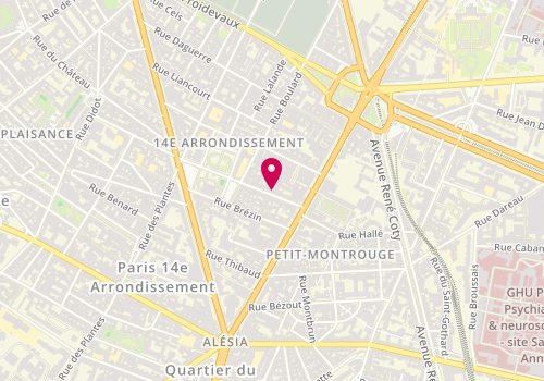 Plan de Psychologue, 12 Rue Mouton-Duvernet, 75014 Paris