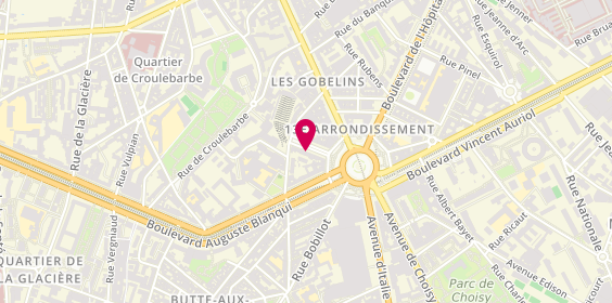 Plan de THOMAS Alexandre, 9 avenue de la Soeur Rosalie, 75013 Paris