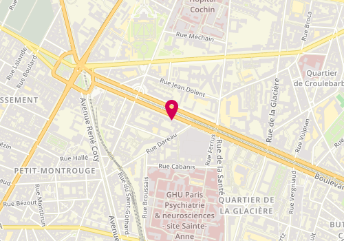 Plan de GUENOUN Richard, 31 Boulevard Saint Jacques, 75014 Paris