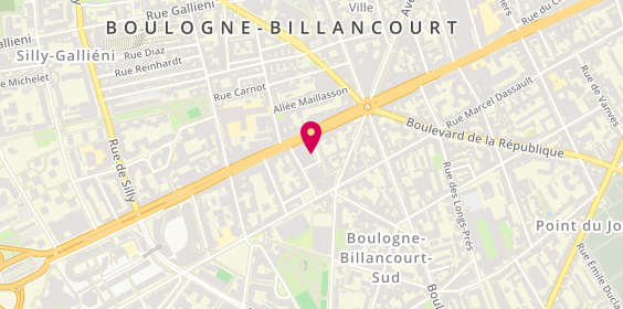 Plan de PARIS Claude, Centre Medical
3 Avenue Desfeux, 92100 Boulogne-Billancourt