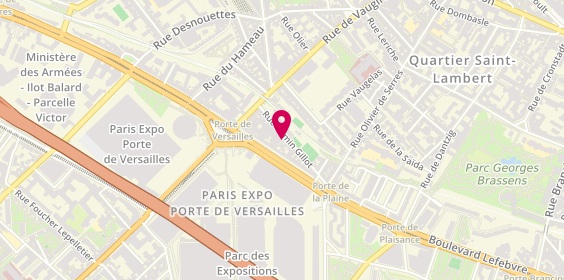 Plan de CARRE Sophie, 10 Rue Firmin Gillot, 75015 Paris