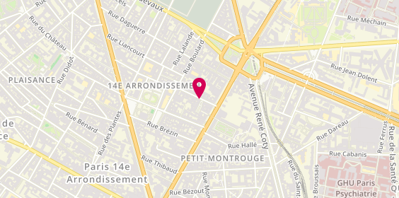 Plan de APPOURCHAUX Didier, 7 Rue Ernest Cresson, 75014 Paris