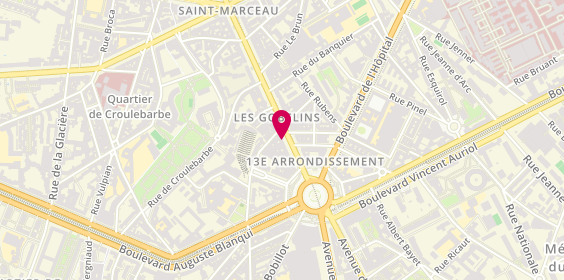 Plan de COLIN Bertrand, 66 Avenue des Gobelins, 75013 Paris