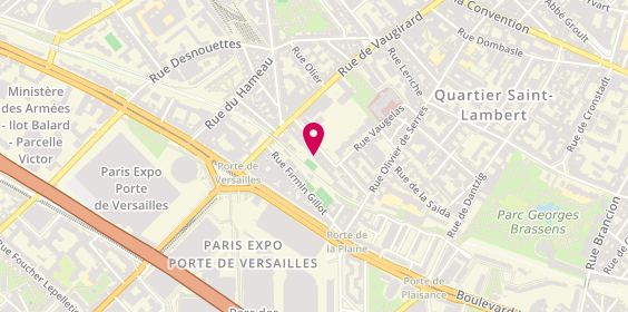 Plan de Simruy IKIZ - Psychologue clinicienne, 18 Rue Lacretelle, 75015 Paris