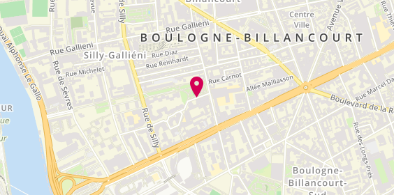 Plan de LIKWORNIK Muriel, 234 Rue l'bleriot, 92100 Boulogne-Billancourt