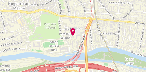 Plan de CAVANNA Ophélia, 6 Bis Rue Hoche, 94130 Nogent-sur-Marne