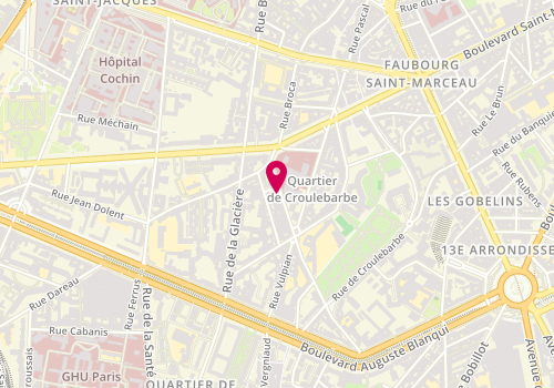 Plan de Lana KHEIRALLAH - Psychologue, 10 Rue Corvisart, 75013 Paris
