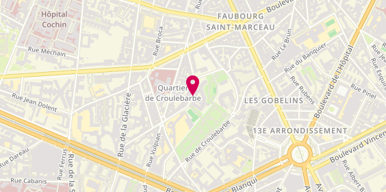 Plan de DURRMEYER Lucile, 27 Rue des Cordelières, 75013 Paris