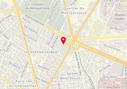 Plan de ROUSSEL Madeleine, 2 Rue Grancey, 75014 Paris