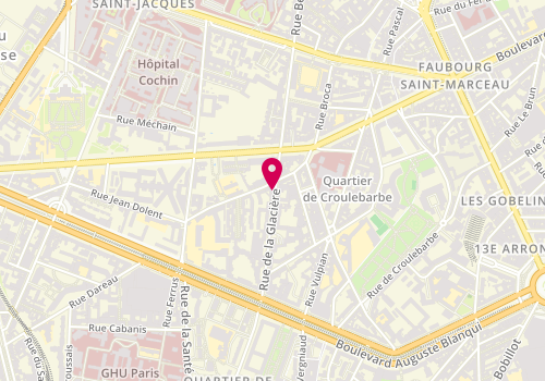 Plan de RAUTUREAU Philippe, 36 Rue de la Glacière, 75013 Paris