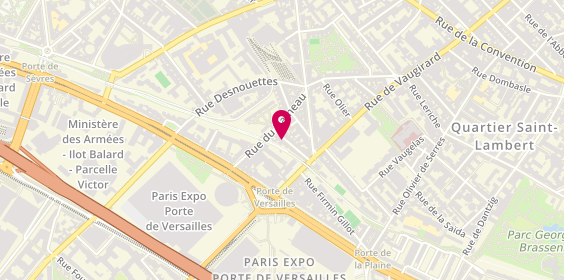 Plan de DELAFOSSE Jean Yves, 6 Rue de Cadix, 75015 Paris