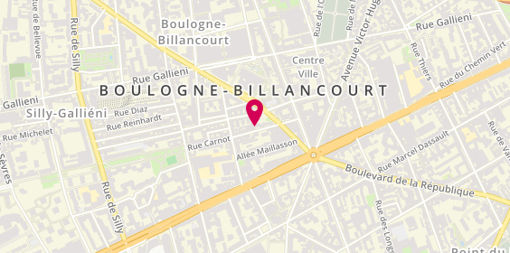 Plan de Julie SOUBIRAN, Psychologue, Boulogne-Billancourt, 26 Rue Carnot, 92100 Boulogne-Billancourt