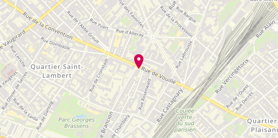 Plan de GRETHER-REMONDON Bénédicte, 26 Rue de Vouillé, 75015 Paris