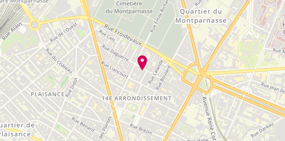 Plan de Julia Martin, 45 Rue Daguerre, 75014 Paris