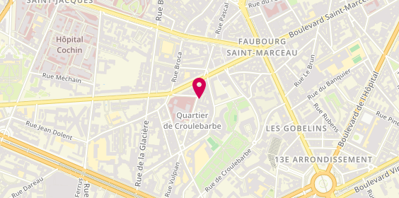 Plan de LOUIS Audrey, 61 Rue Pascal, 75013 Paris