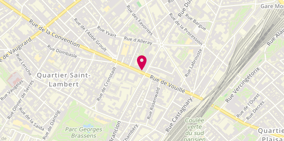 Plan de Marie-Alfrède Baudoux, 19 Rue de Vouillé, 75015 Paris