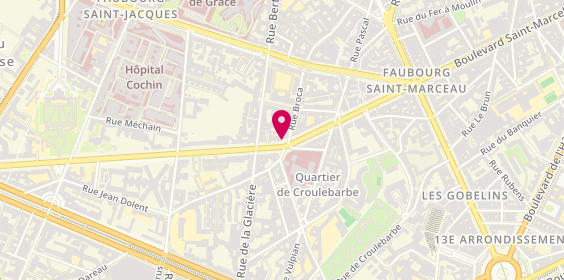 Plan de GUEDJ Françoise, 38 Boulevard Arago, 75013 Paris